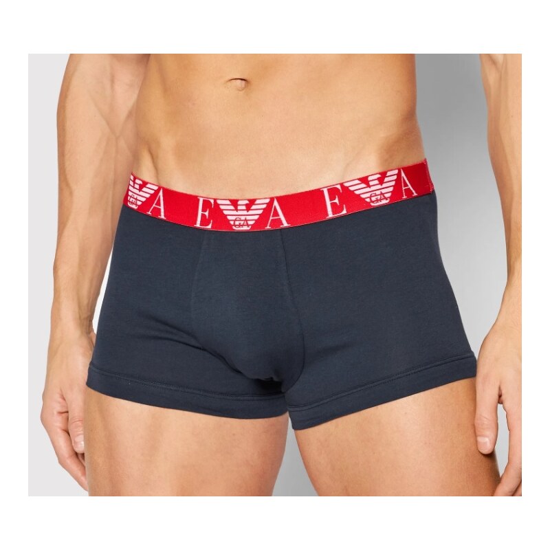 Pánske trenírky - 111357 2R715 97010 - biela/červená/tm.modrá - 32790388