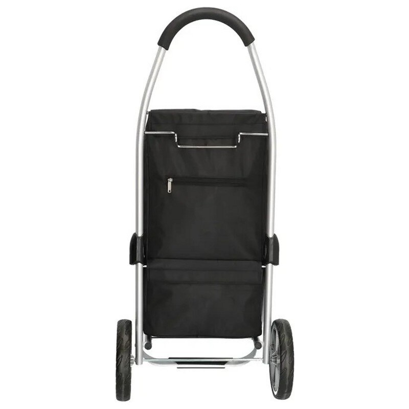 Beagles Čierny prémiový nákupný vozík na kolieskach “Aluman“