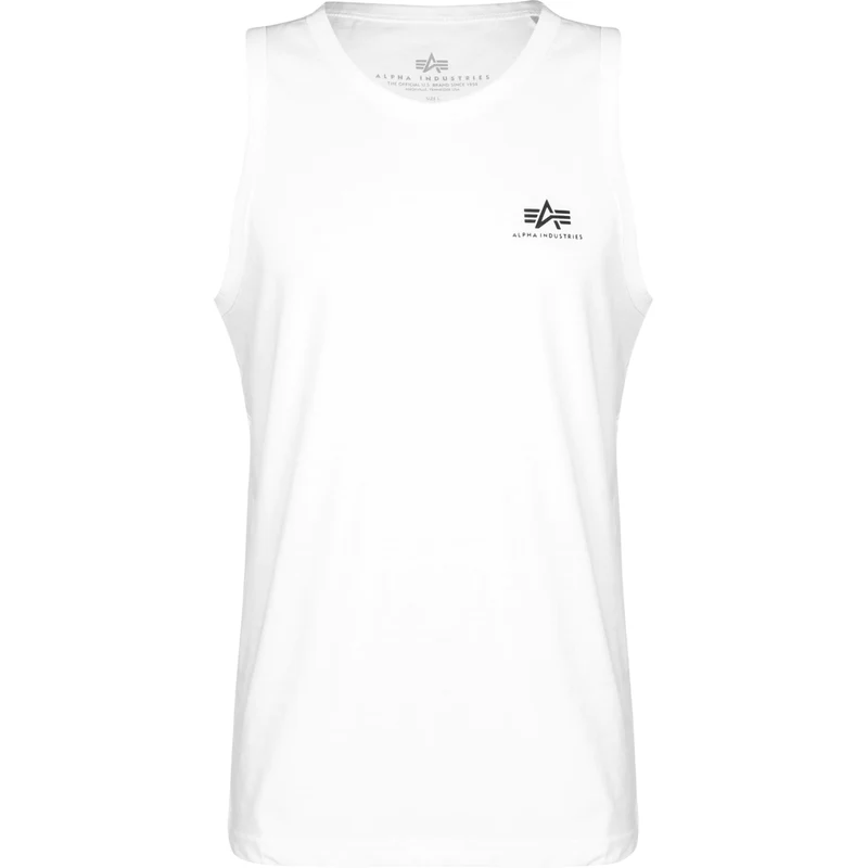 ALPHA INDUSTRIES Tričko čierna / biela 61943193