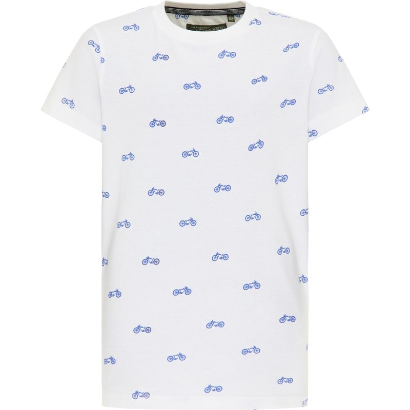 Petrol Industries Tričko modrá / biela 54224750