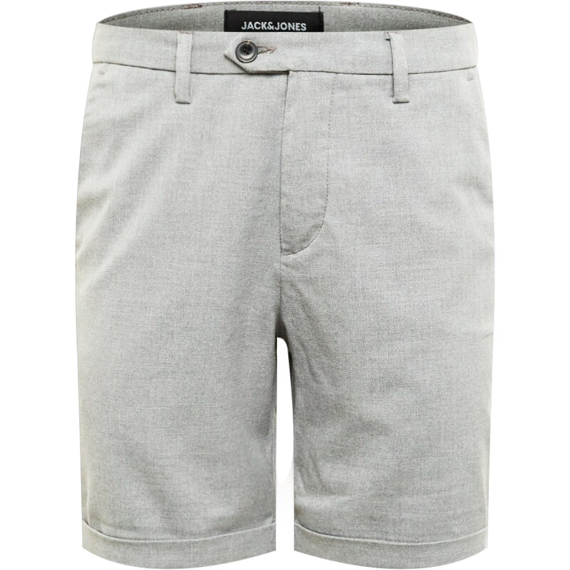 JACK & JONES Chino nohavice Connor sivá melírovaná 24076393