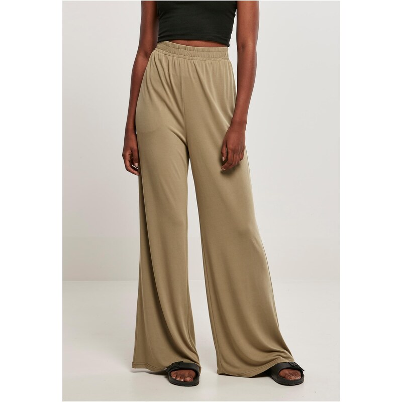 Urban Classics Womens Modal Wide Khaki Pants 50646575