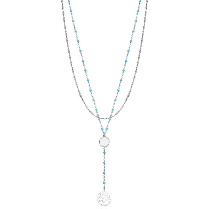 Viceroy Nadčasový oceľový náhrdelník Strom života Kiss 1390C01000 66584924