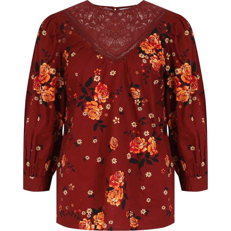 Dorothy Perkins Tall Blúzka béžová / oranžová / červená / bordová / 60682937