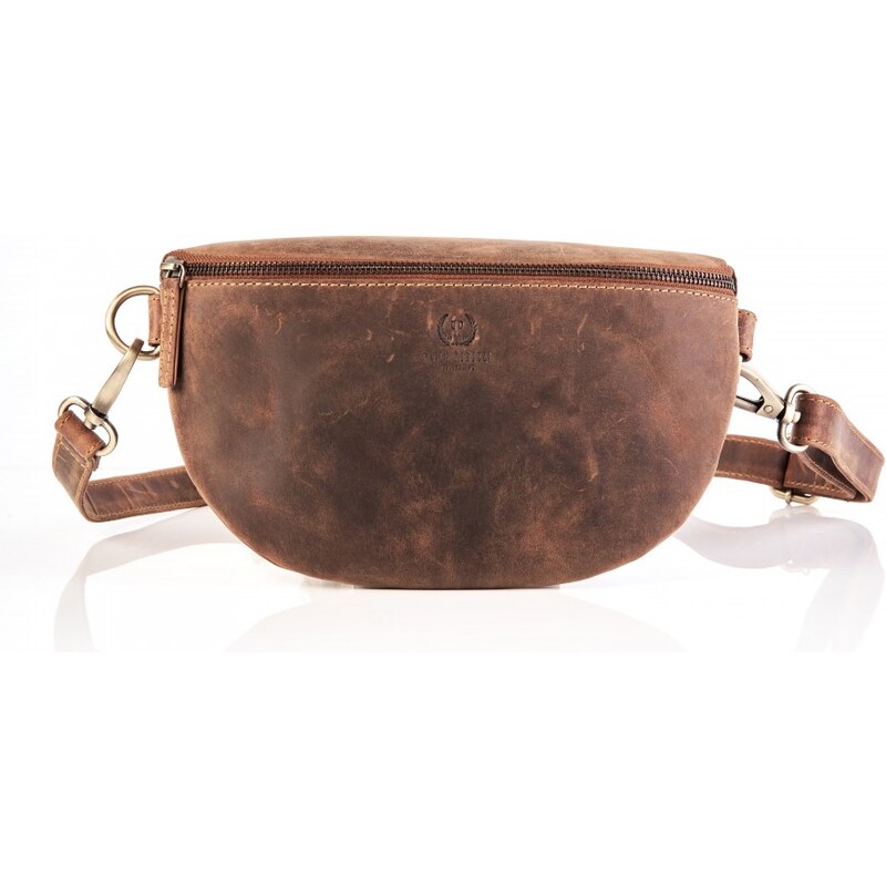 Kožená vintage ledvinka Paolo Peruzzi T-36 33579126