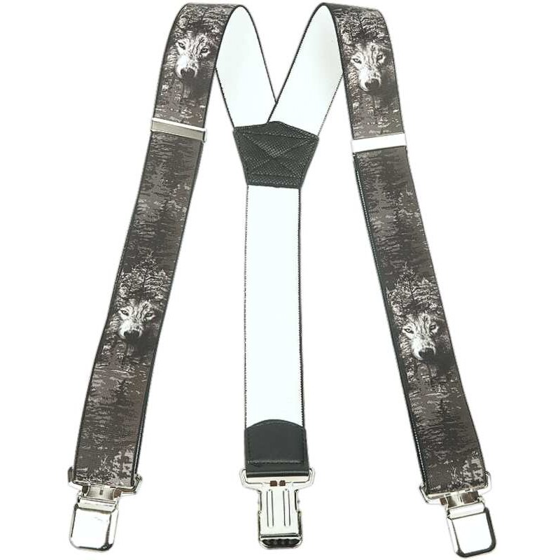 Pánske traky široké Vlk 32840186