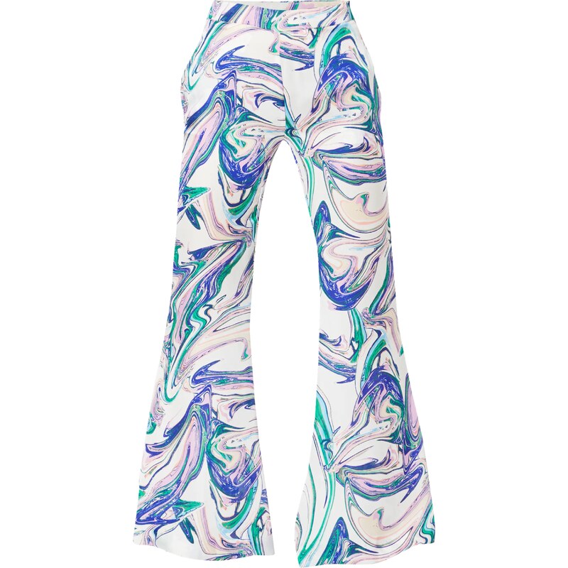 RECC Nohavice DIAM modrá / zelená / pastelovo fialová / biela 59072886