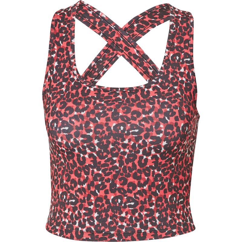 Dorothy Perkins Top červená / melónová / čierna / biela 58463538