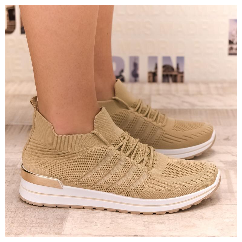 BOSIDO Dámske béžové tenisky JESSI 32861539