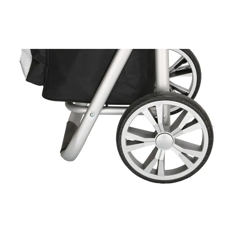 Beagles Čierno-biely nastaviteľný vozík na kolieskach “Hercules“