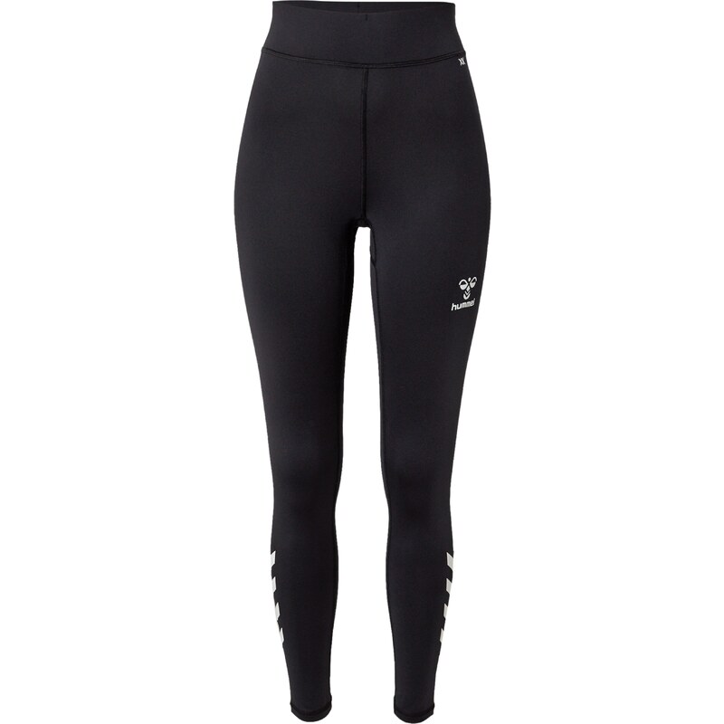 Hummel Športové nohavice čierna / biela 54004137
