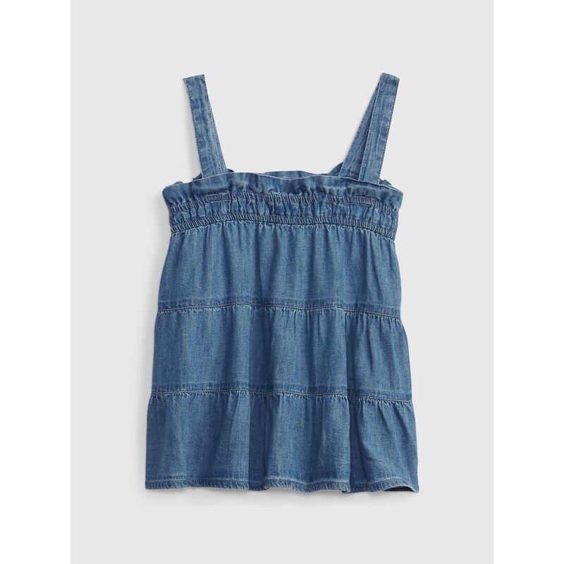 Modrý dievčenský top rifľový Washwell GAP 50513155