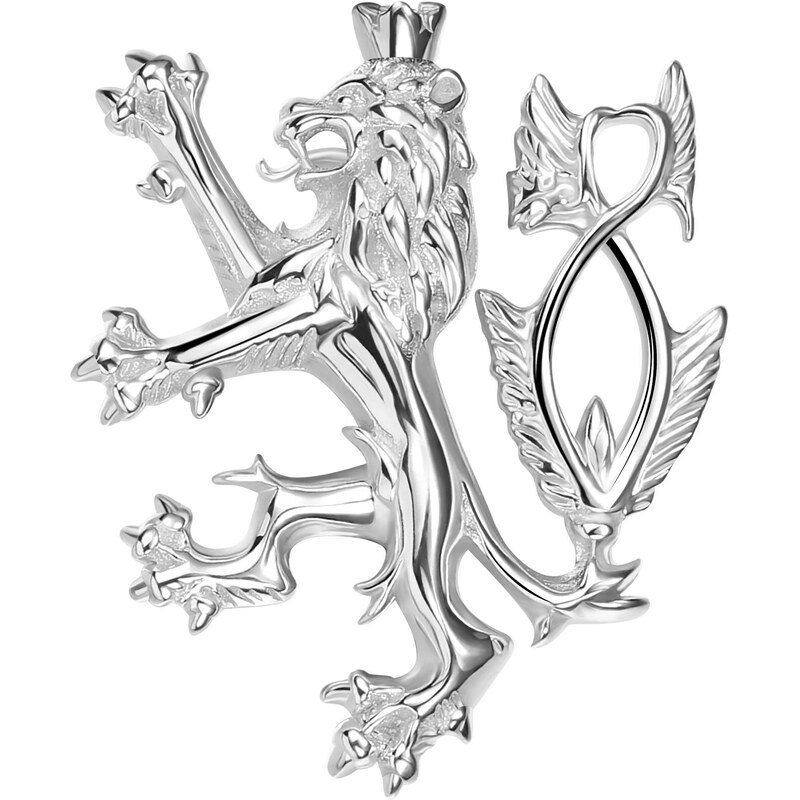 Olivie 6002 Strieborný prívesok ČESKÝ LEV 35809874