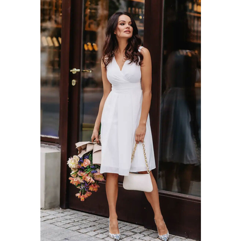 Glara Dámske jednofarebné šaty 32904357