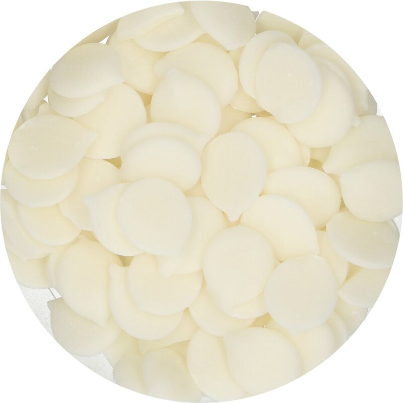 Funcakes Deco Melts Natural White - Prírodná biela 250 g