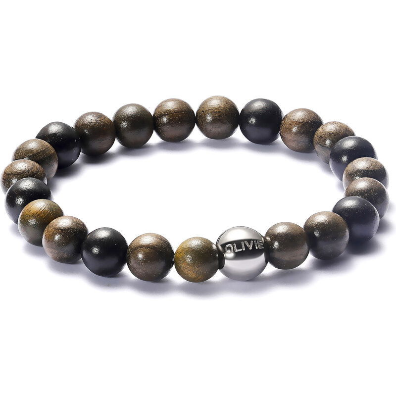 Olivie Korálkový náramok WOOD 6060 33506937