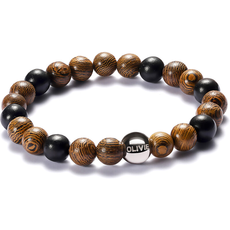 Olivie Korálkový náramok WOOD 6062 33506939