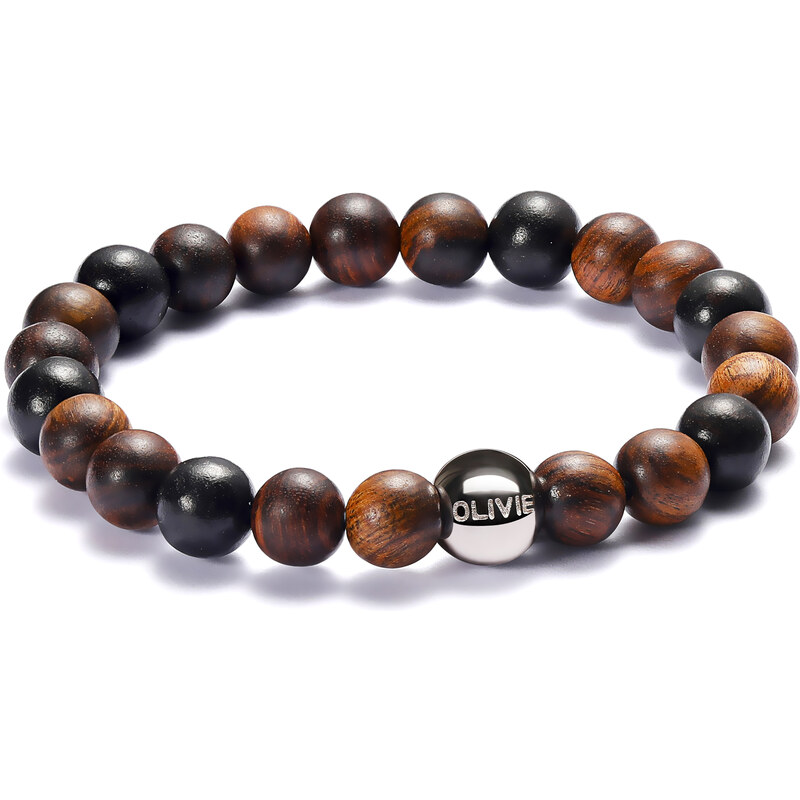 Olivie Korálkový náramok WOOD 6064 33506941