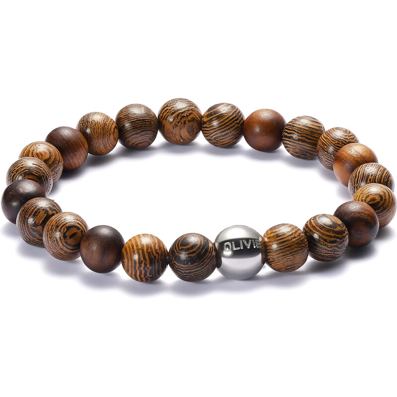 Olivie Korálkový náramok WOOD 6066 33506943