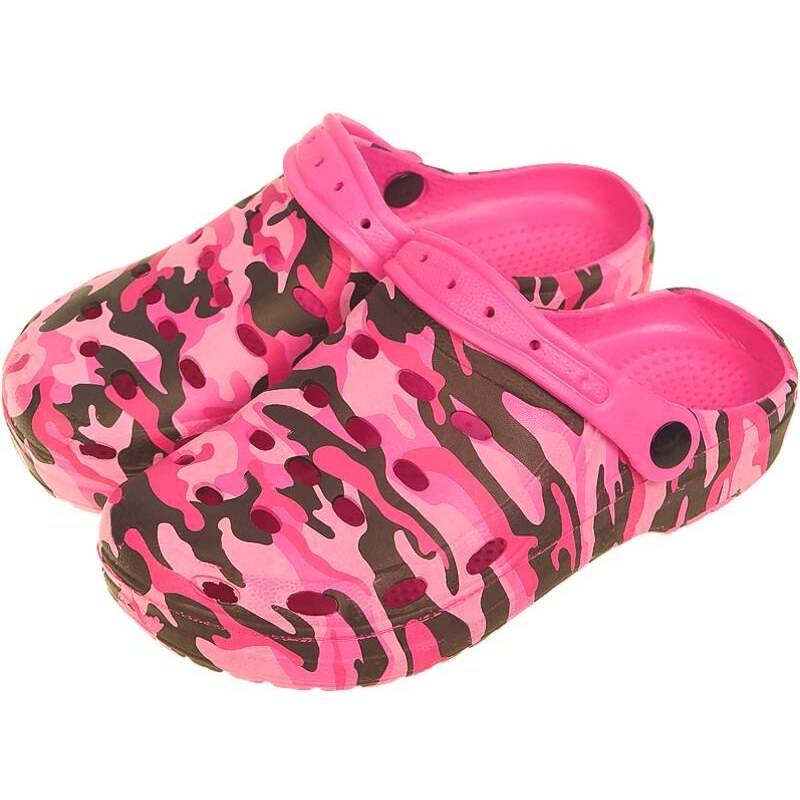 Maskáčové kroksy dámske fialové 33045228