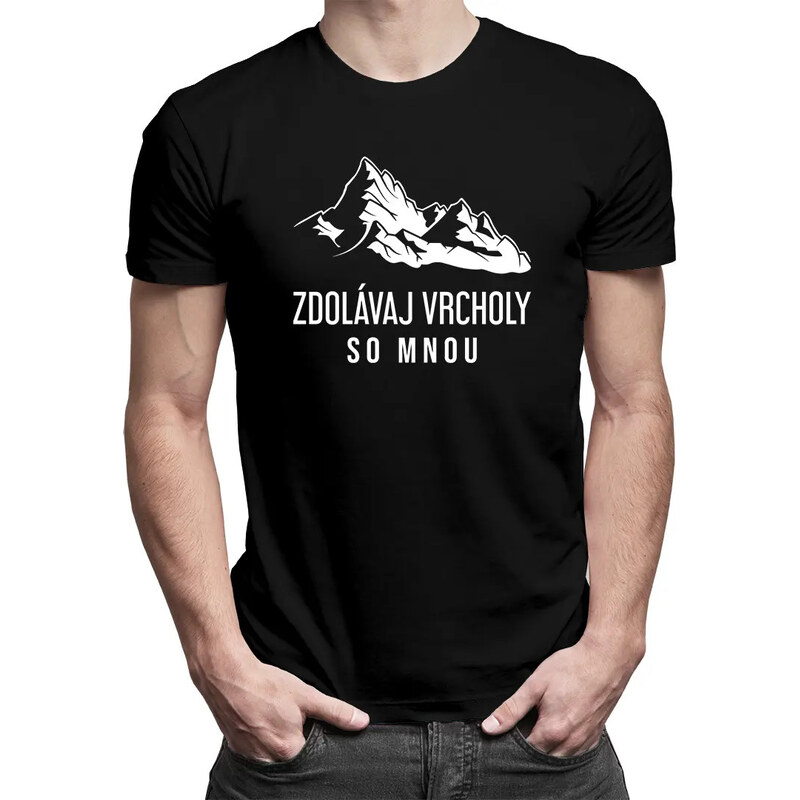 E-shop Garibald Zdolávaj vrcholy so mnou - pánske tričko s potlačou