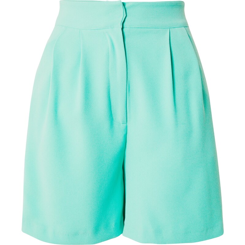 Warehouse Plisované nohavice nefritová 35273765