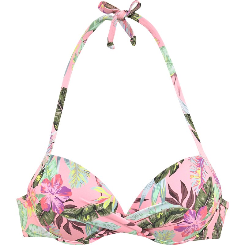 s.Oliver Bikinový top limetková / zelená / fialová / ružová 54232045