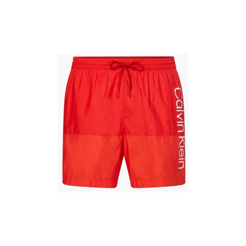 Pánske kúpacie kraťasy - KM00729 XNL - červená - Calvin Klein 35439954