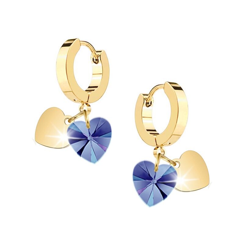 SWAROVSKI Elements Swarovski e. dámske náušnice kruhy Time for Love, 33027998