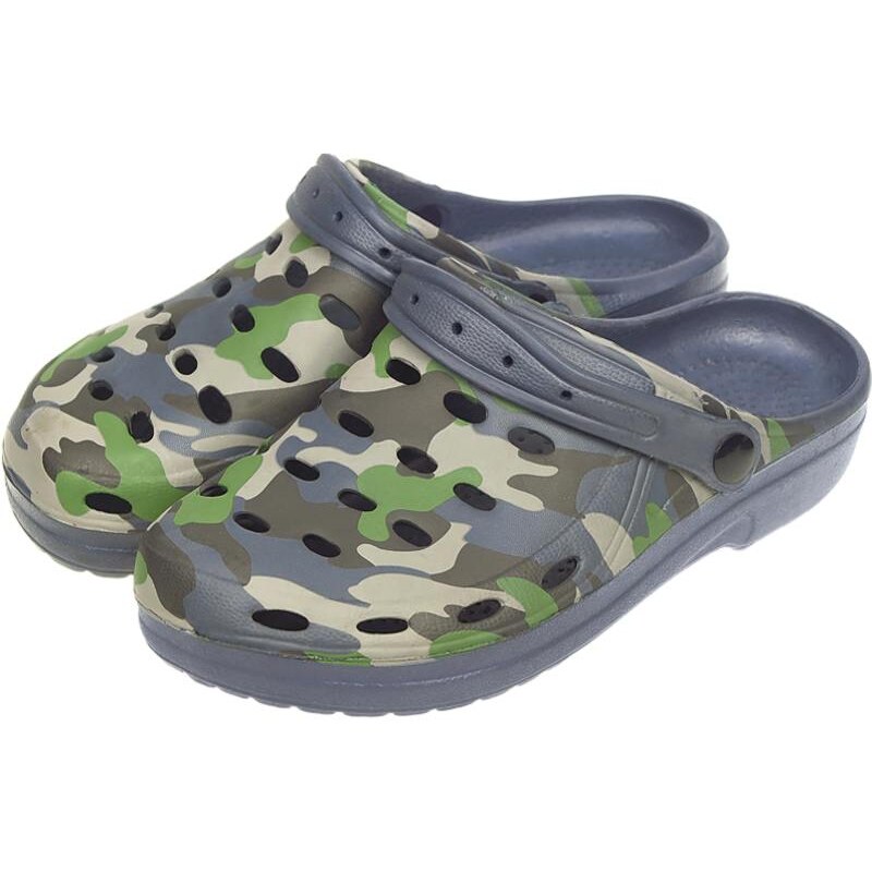 Maskáčové kroksy pánske modré 33045231