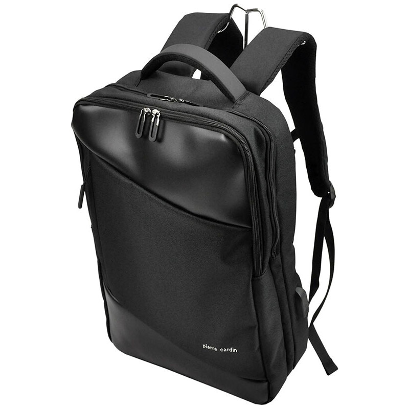 Pierre Cardin L33972 čierny elegantný pánsky ruksak na notebook 20l