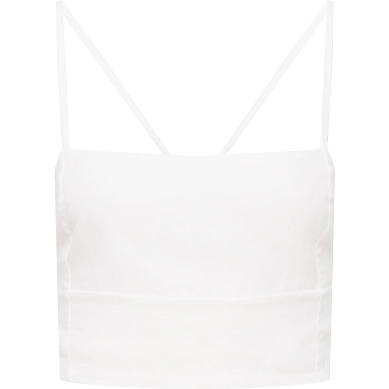 A LOT LESS Top Leandra šedobiela 33080816