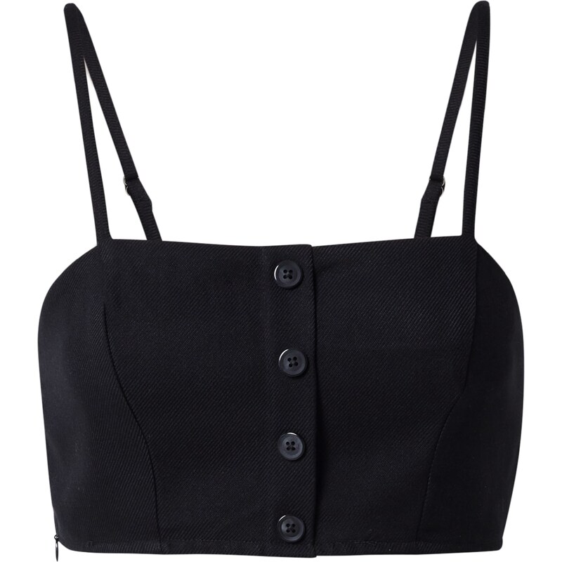 Nasty Gal Top čierna 54232096