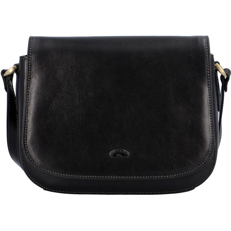 Dámska kožená crossbody kabelka čierna - Katana Pure čierna 33063765