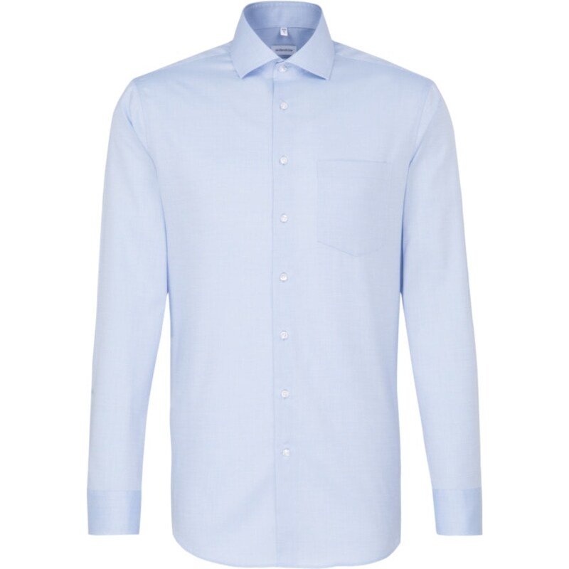 Pánská modrá oxford non iron košile s dlouhým rukávem regular fit 34898929