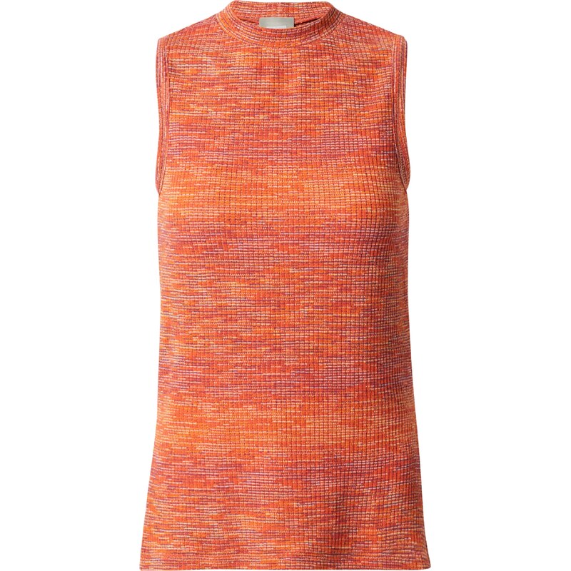 ABOUT YOU x Sofia Tsakiridou Vyšívaný top Mayra tmavofialová / 66007391