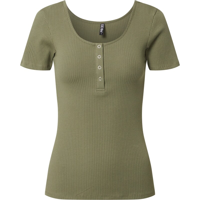 PIECES Tričko PCKitte olivová 22468430