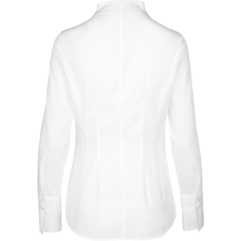 Dámska elegantná biela Non Iron Slim fit košeľa so stojačikom Seidensticker