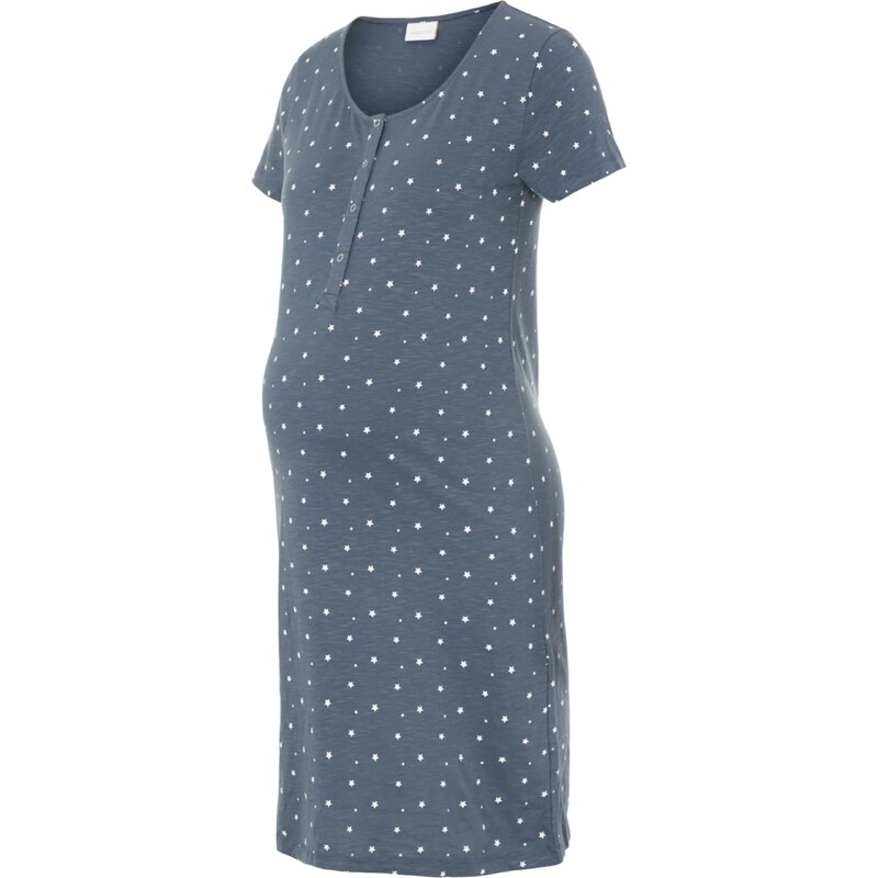 MAMALICIOUS Nočná košieľka tmavomodrá / biela 50108003