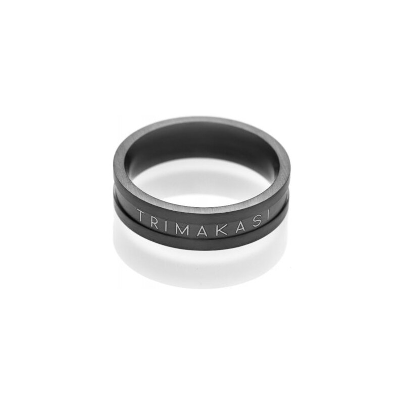 Trimakasi čierny prsteň pre mužov - 61,4mm Trimakasi