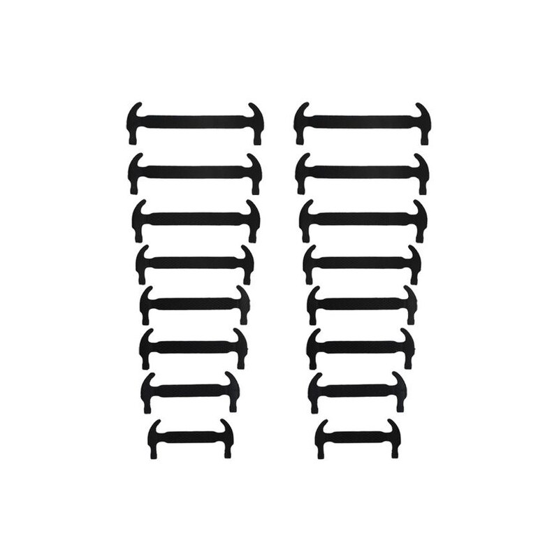 Anzhenji store Silikónové šnúrky do topánok - 16 kusov - 11 variantov