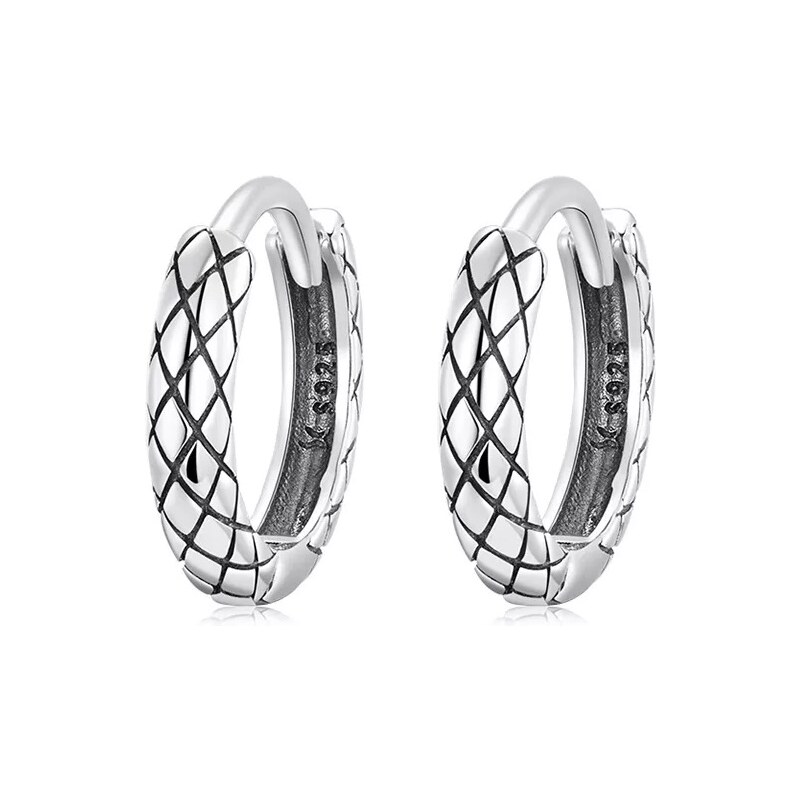 Lindas Jewelry Strieborné náušnice Hadia Koža Ag 925/1000 IN365 62537340