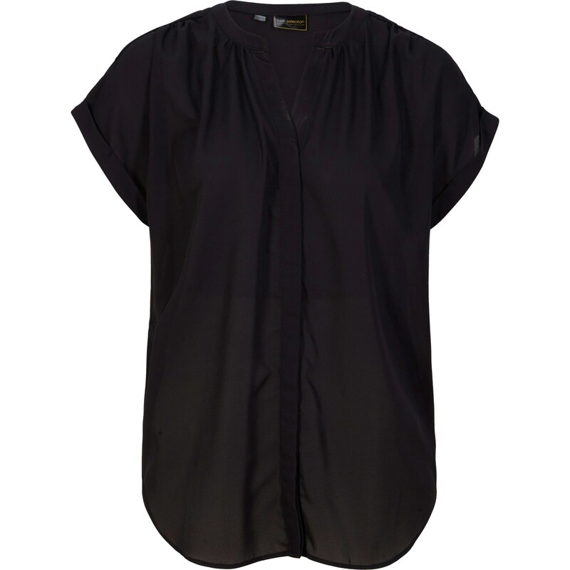 bonprix Žoržetová blúza, farba čierna 44739701