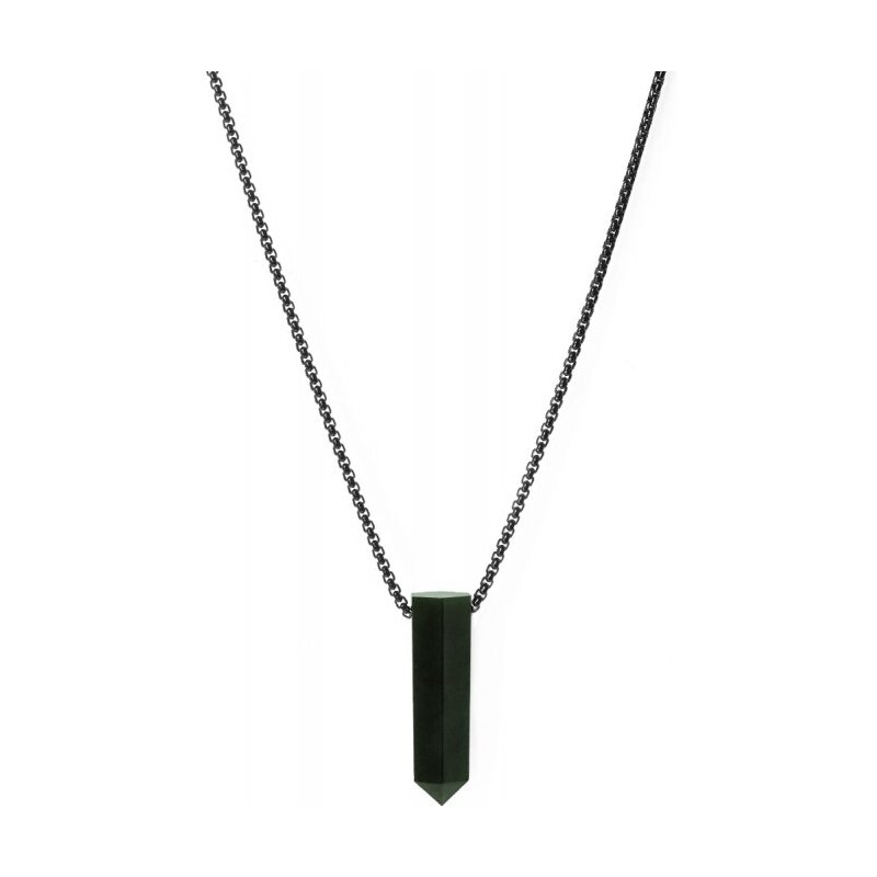 Nefrit náhrdelník pre mužov - L-69cm Trimakasi