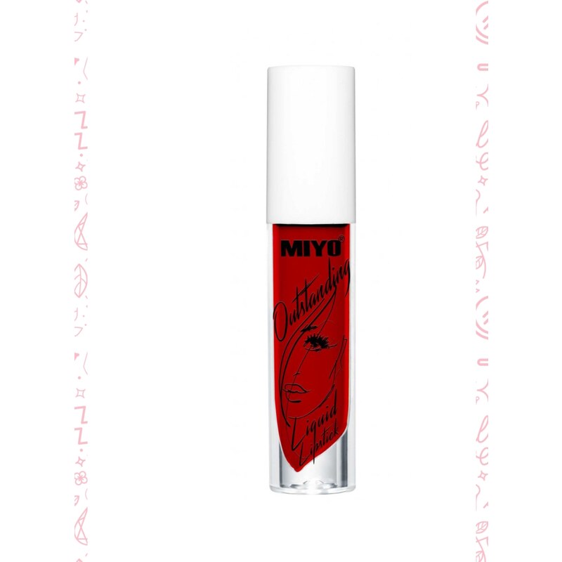 Outstanding Liquid Lipstick RED DRESS MIYO