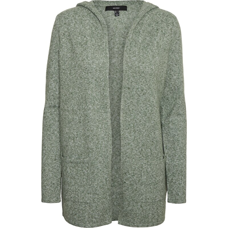 VERO MODA Kardigán Doffy zelená melírovaná 20768189