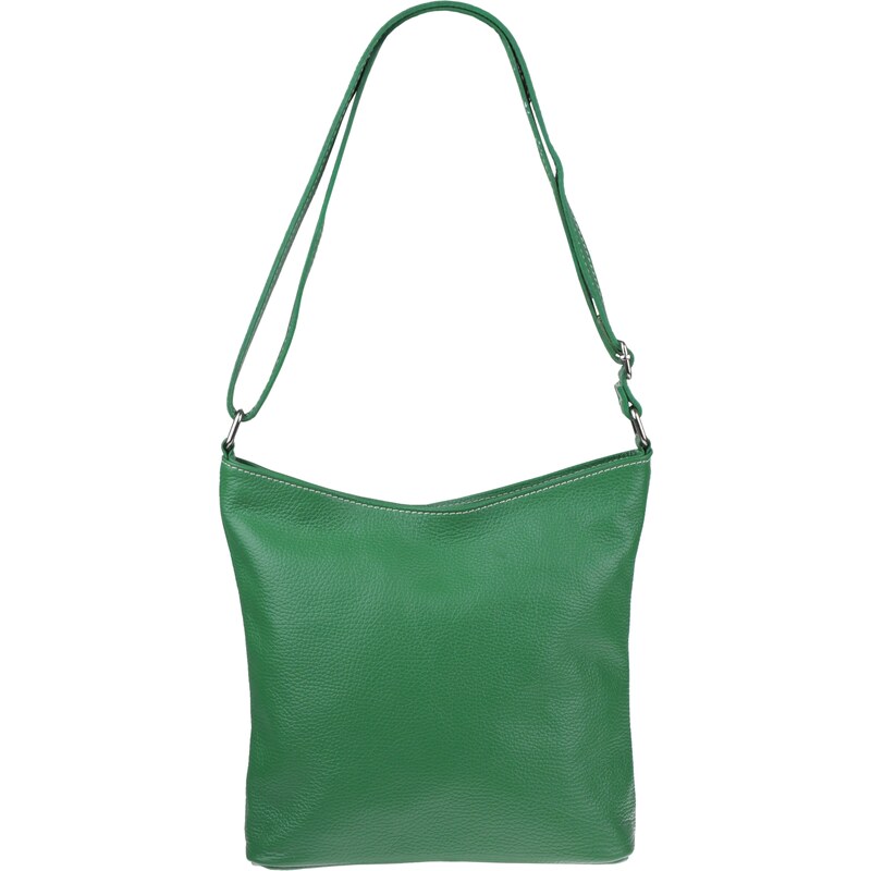 Zelená kožená talianska crossbody kabelka Ebe Verde Freddo NovaKabelka 33338568