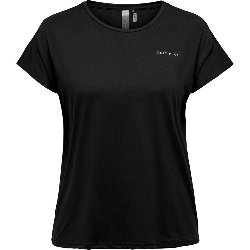 Only Play Curvy Funkčné tričko Aubree čierna / biela 67651919