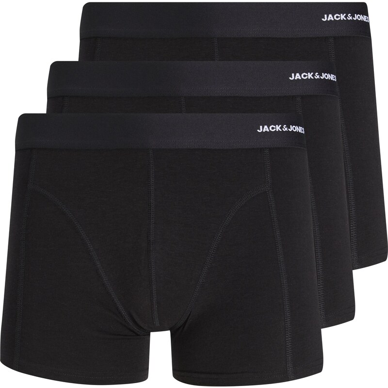 JACK & JONES Boxerky čierna / biela 30729957