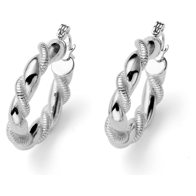 Oliver Weber Štýlové kruhové náušnice Twisty 23035 66580346